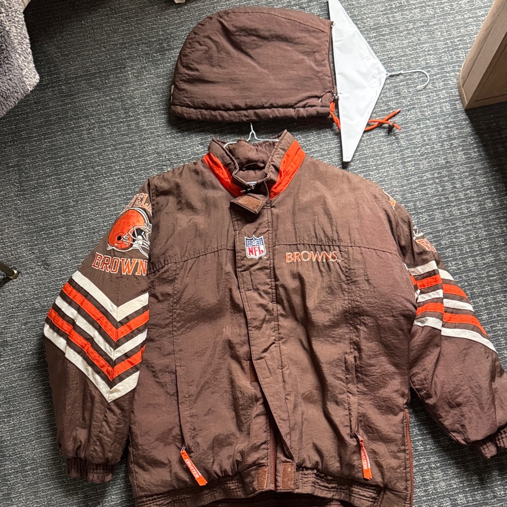 STARTER NFL Pro Line Brown Jacket